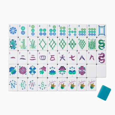 Mahjong Tiles - Lagoon - Oh My Mahjong