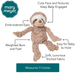 Mary Meyer Putty Nursery Sloth - Mary Meyer