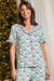 Mary Square Charlotte Short Sleeve & Pant PJ Set In Wreath & Ribbon - Mary Square