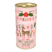 McSteven's Christmas Deer Sweet Hot Cocoa pink 7 oz round tin with a Nordic inspired deer