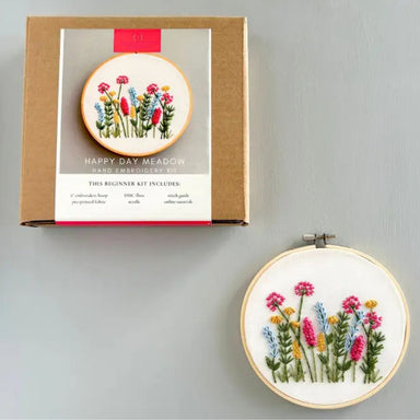 Meadow In Happy Day Beginner Embroidery Kit - And Other Adventures Embroidery Co