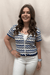 Molly Bracken Blue Striped Cardigan - Molly Bracken
