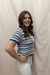 Molly Bracken Blue Striped Cardigan - Molly Bracken