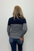 Molly Bracken Stripe Heart Sweater - Navy/Off White - Molly Bracken