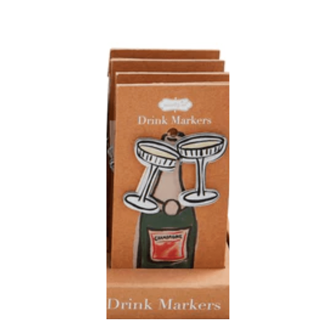 Mud Pie Acrylic Drink Marker Set - Mud Pie