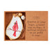 Mud Pie Cardinal Oyster Ornament - Mud Pie