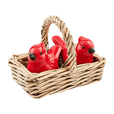 Mud Pie Cardinal Salt&Pepper Set - Mud Pie