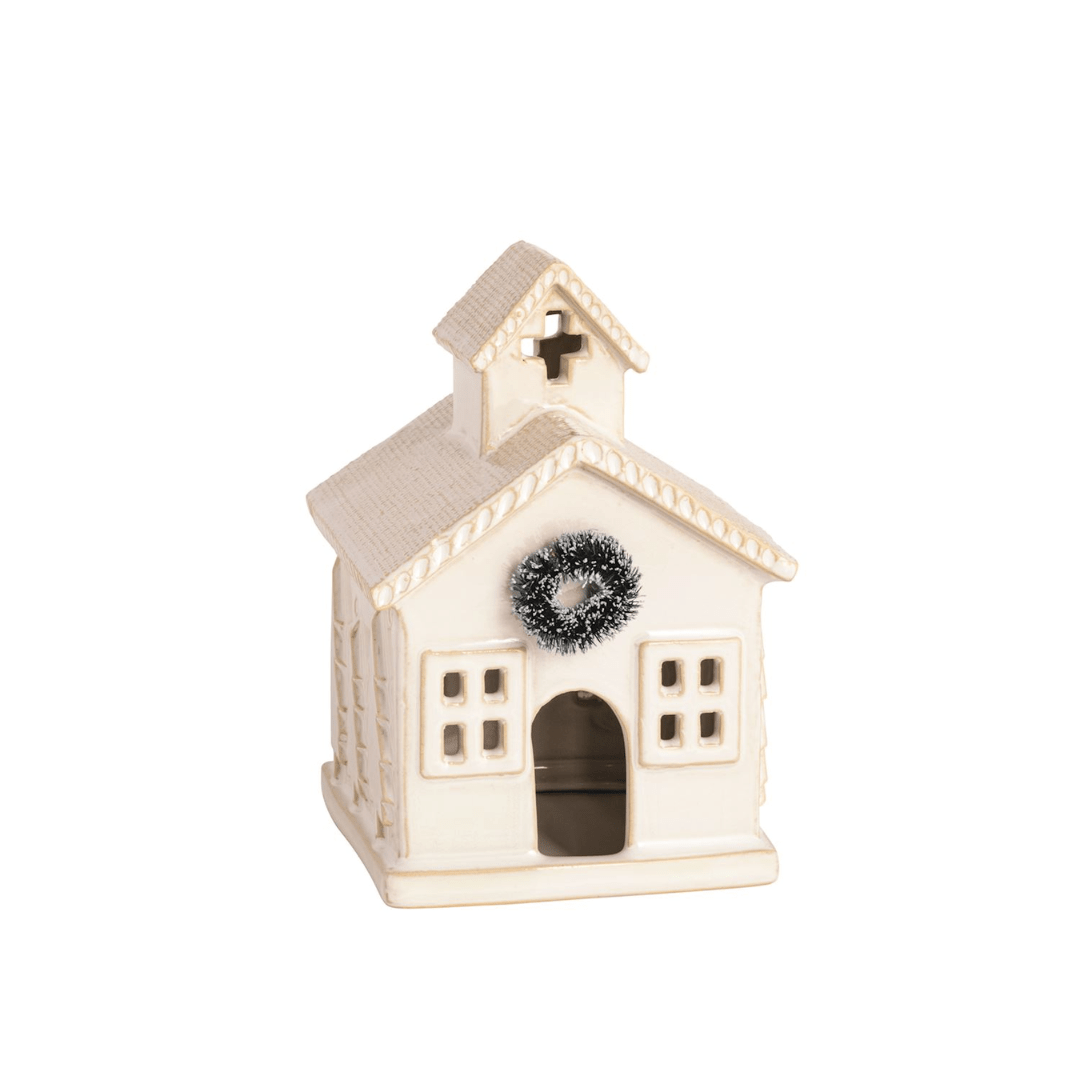 Mud Pie Ceramic Church Sitter - Mud Pie