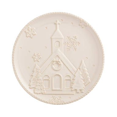Mud Pie Christmas Church Plate - Mud Pie