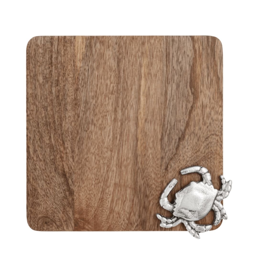 Mud Pie Crab Icon Wood Board - Mud Pie