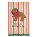 Mud Pie Dog Christmas Applique Towel - Mud Pie