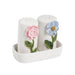 Mud Pie Flower Salt and Pepper Set - Mud Pie