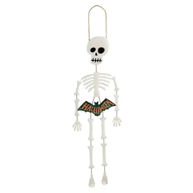 Mud Pie Glitter Skeleton Door Hanger - Mud Pie