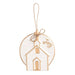 Mud Pie Gold Disc Ornament - Mud Pie