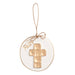 Mud Pie Gold Disc Ornament - Mud Pie