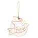 Mud Pie Gold Disc Ornament - Mud Pie