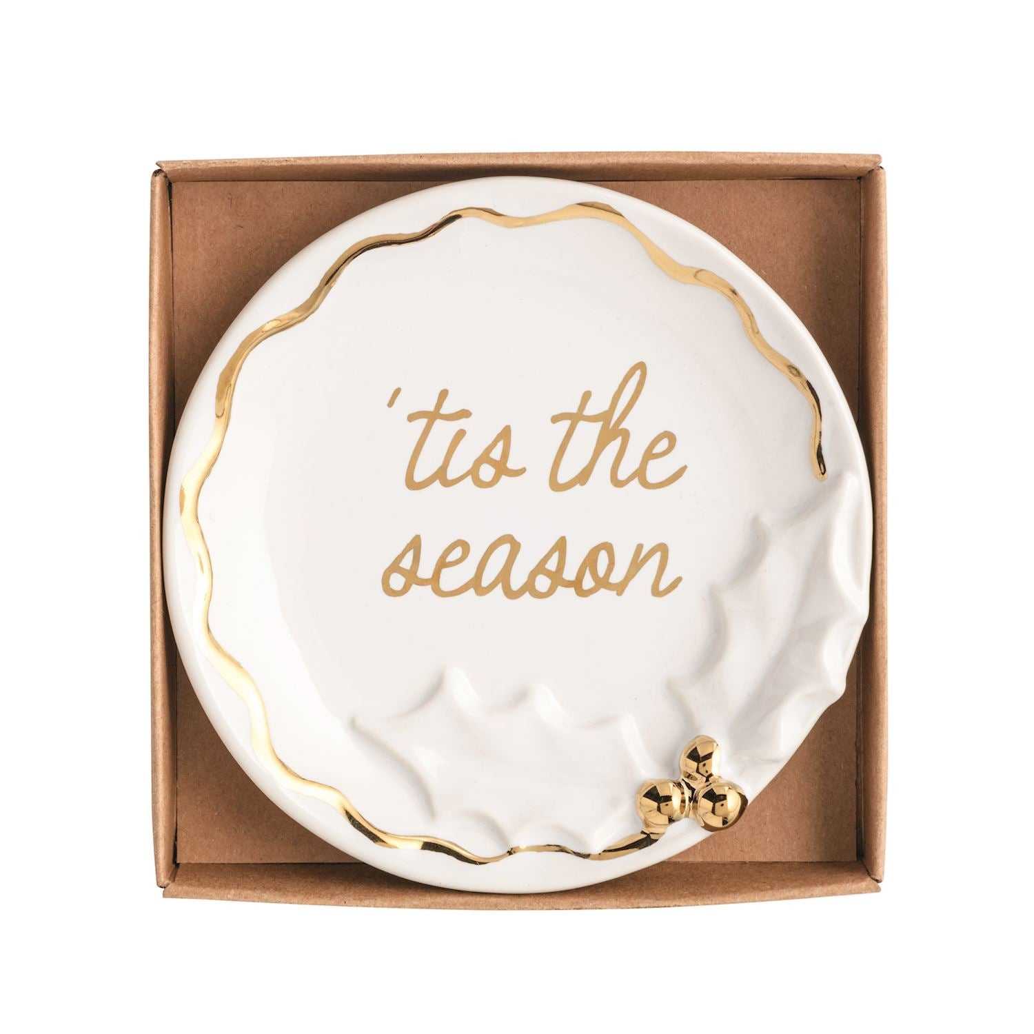 Mud Pie Gold Icon Trinket Dish - Mud Pie