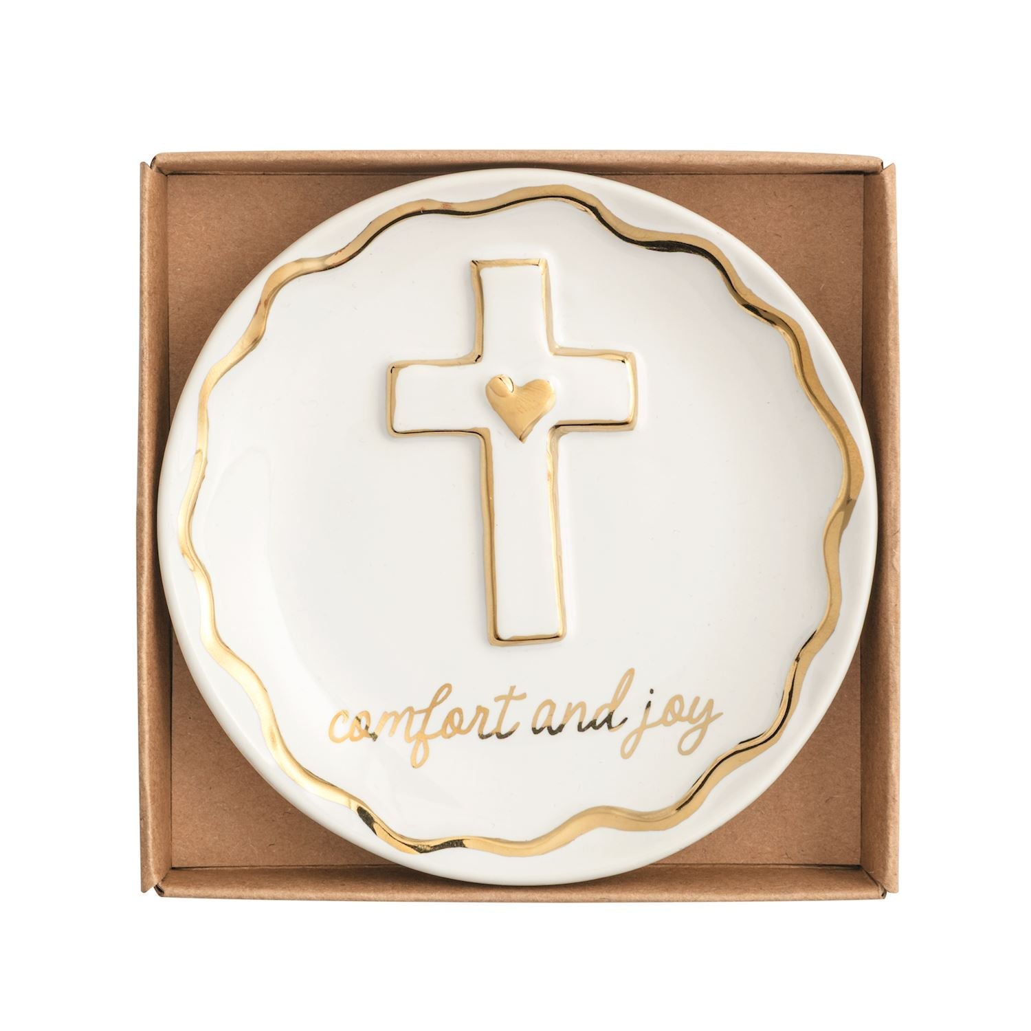 Mud Pie Gold Icon Trinket Dish - Mud Pie