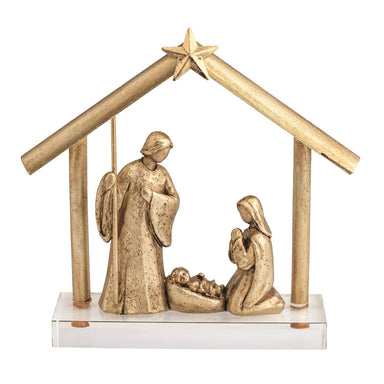 Mud Pie Gold Nativity Display - Mud Pie