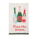 Cotton hand towel with Fizz the Season saying
