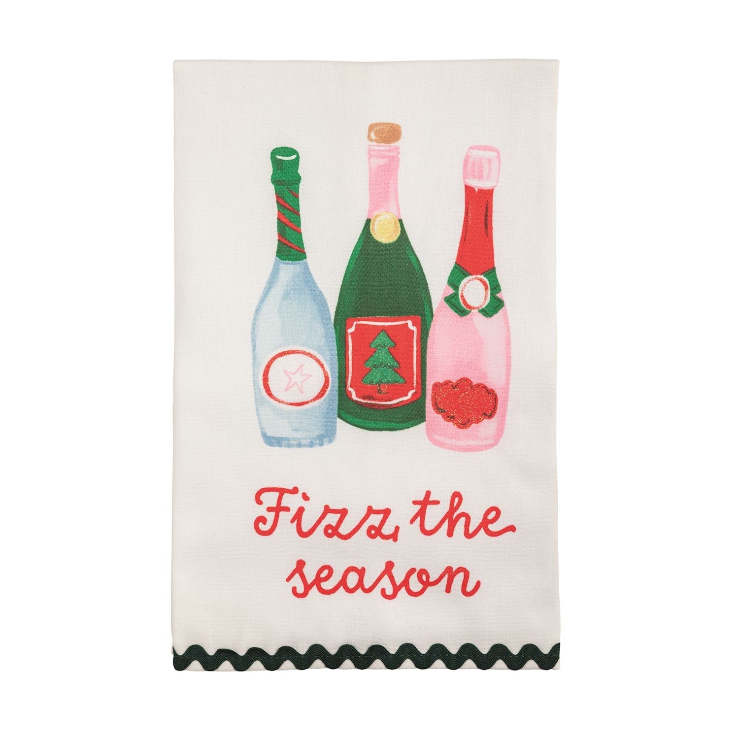 Mud Pie Holiday Bar Glitter Towels - Mud Pie