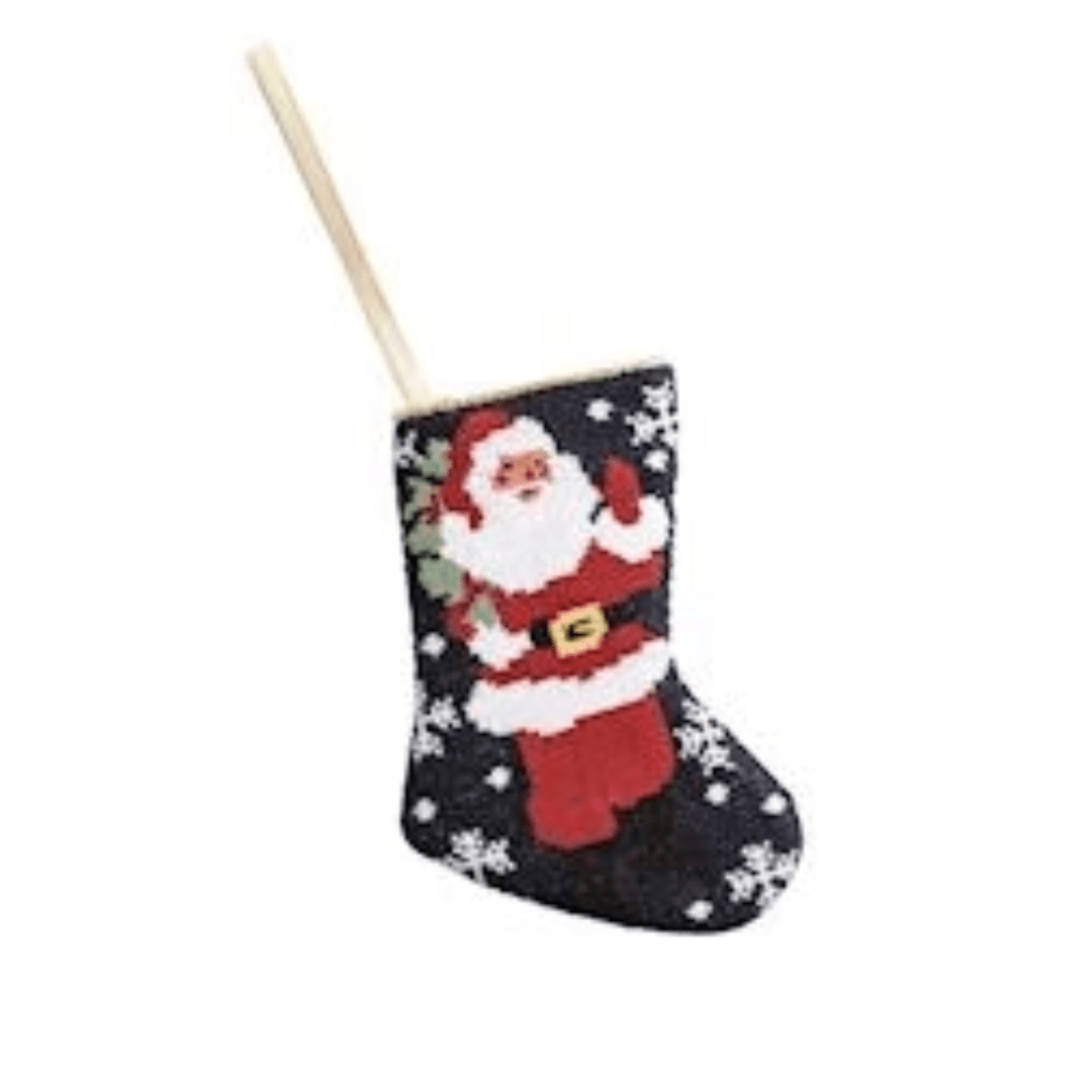 Mud Pie Mini Needlepoint Stocking - Mud Pie