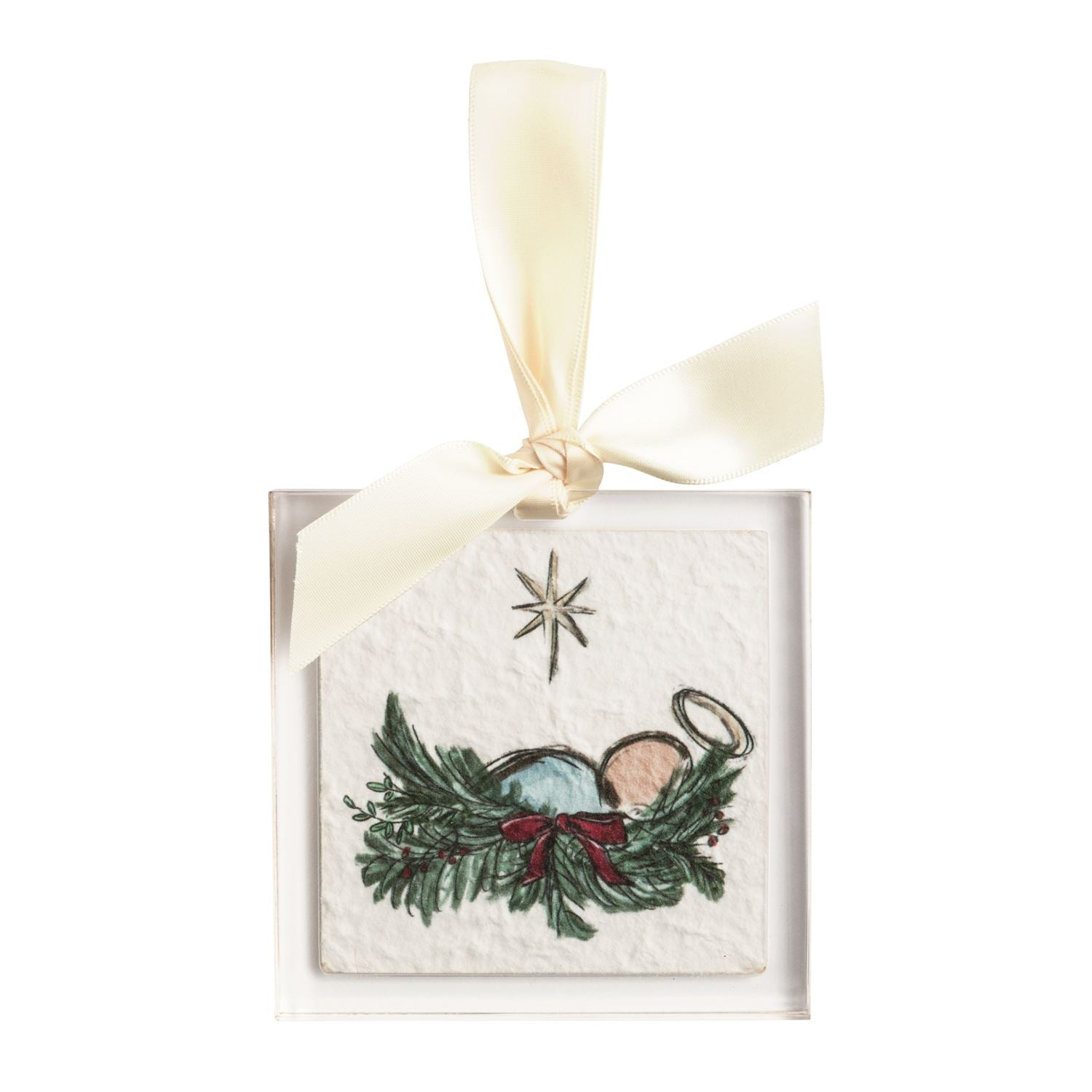 Mud Pie Nativity Acrylic Ornament - Mud Pie