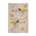Cotton hand towel with an embroidered angel