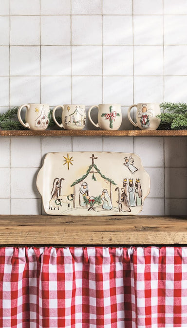Mud Pie Nativity Platter - Mud Pie