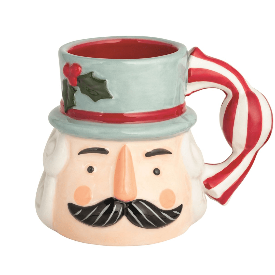 Mud Pie Nutcracker Candy Handle Mug - Mud Pie