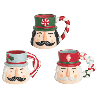 Mud Pie Nutcracker Candy Handle Mug - Mud Pie