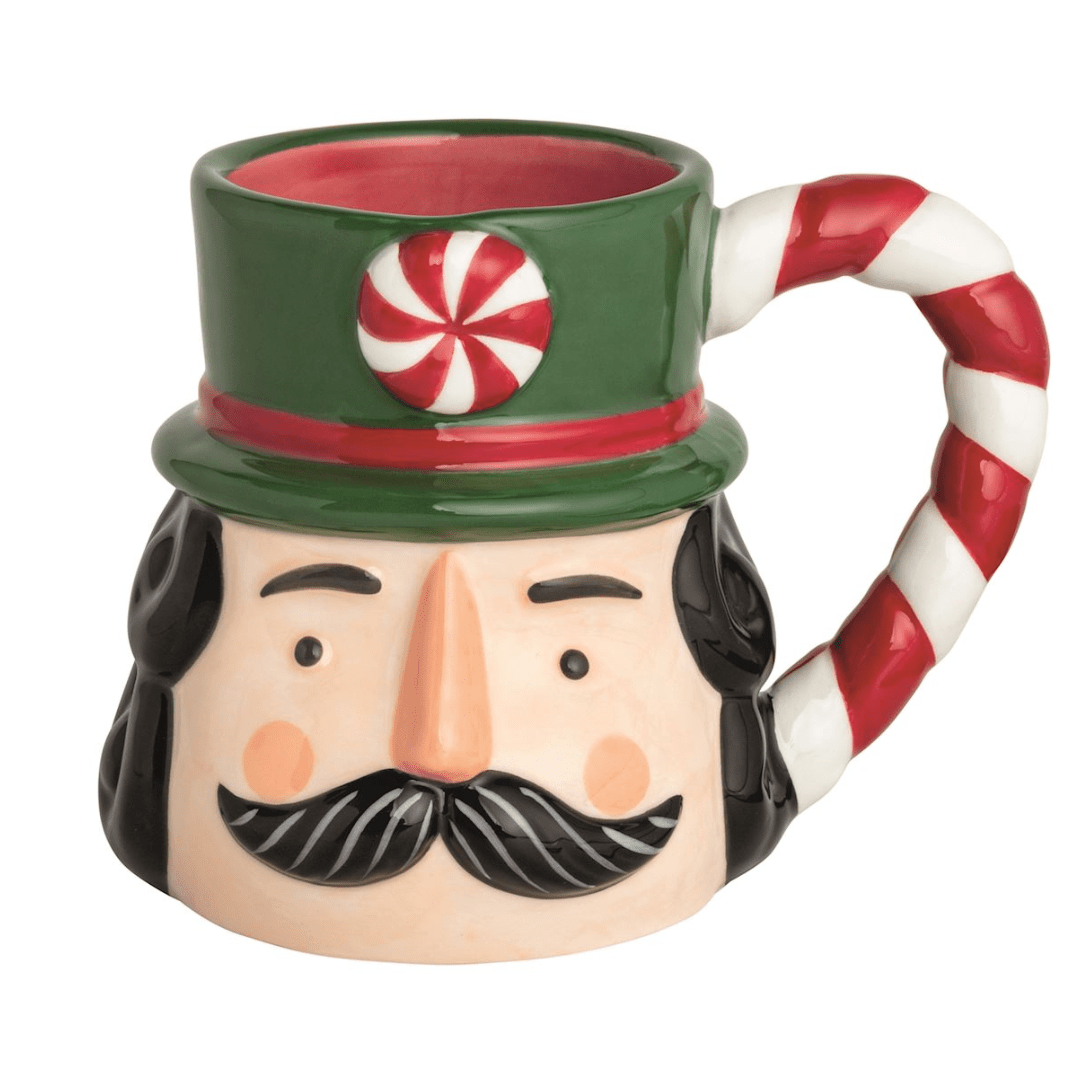 Mud Pie Nutcracker Candy Handle Mug - Mud Pie