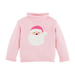 Mud Pie Pink Santa Rollneck Sweater - Mud Pie