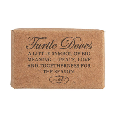 Kraft gift box printed with a turtledove sentiment