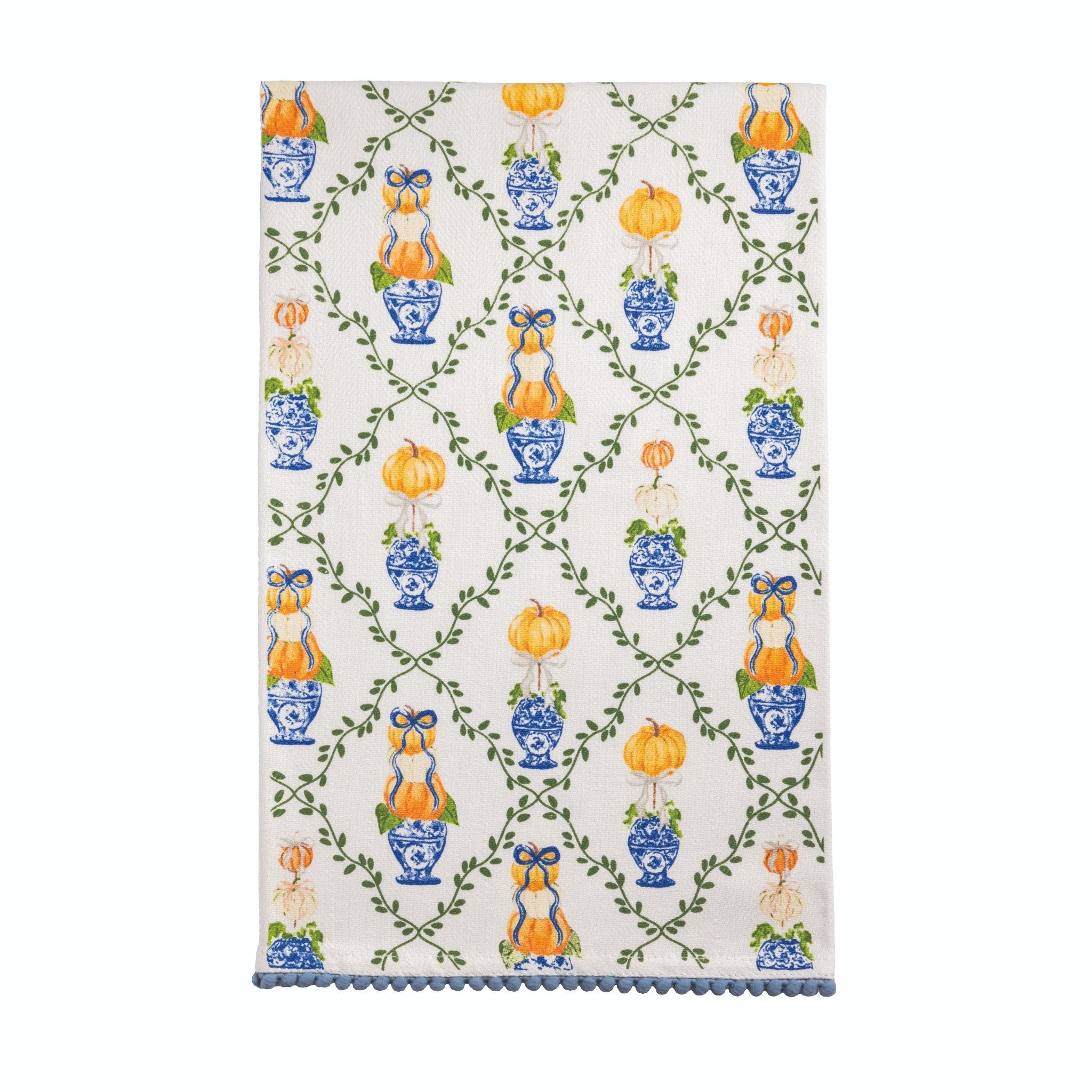 Mud Pie Pumpkin Topiary Towels - Mud Pie