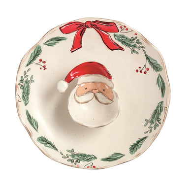 Mud Pie Santa Face Christmas Chip & Dip Set - Mud Pie
