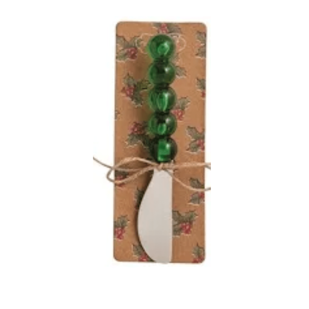 Mud Pie Tartan & Bauble Spreader - Mud Pie