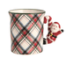 Mud Pie Tartan Figural Handle Mug - Mud Pie