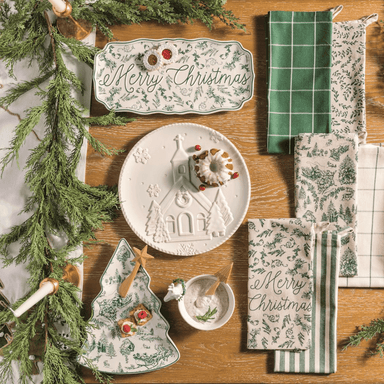 Mud Pie Toile Tree Platter Set - Mud Pie