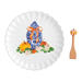 Mud Pie Topiary Pumpkin Cookie Plate Set - Mud Pie