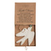 Turtle dove ornament in a kraft gift box with a printed sentiment
