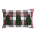 Mud Pie Velvet Loop Tartan Pillow - Mud Pie
