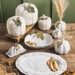 Mud Pie White Pumpkin Butter Dish - Mud Pie