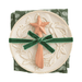 Mud Pie White Xmas Appetizer Plate Set - Mud Pie