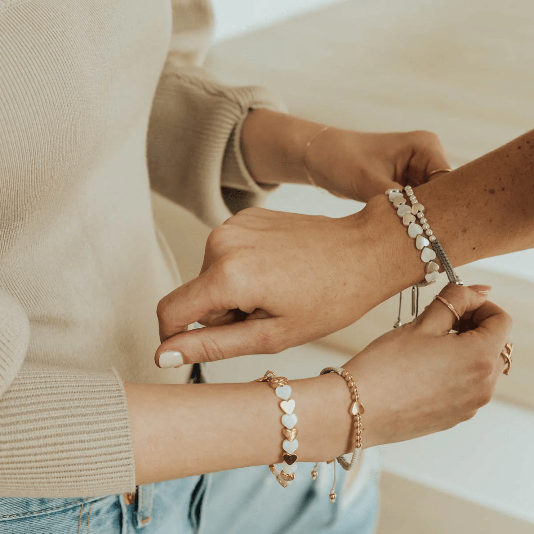 My Saint My Hero Sisters of the Heart Bracelet - Silver - My Saint My Hero