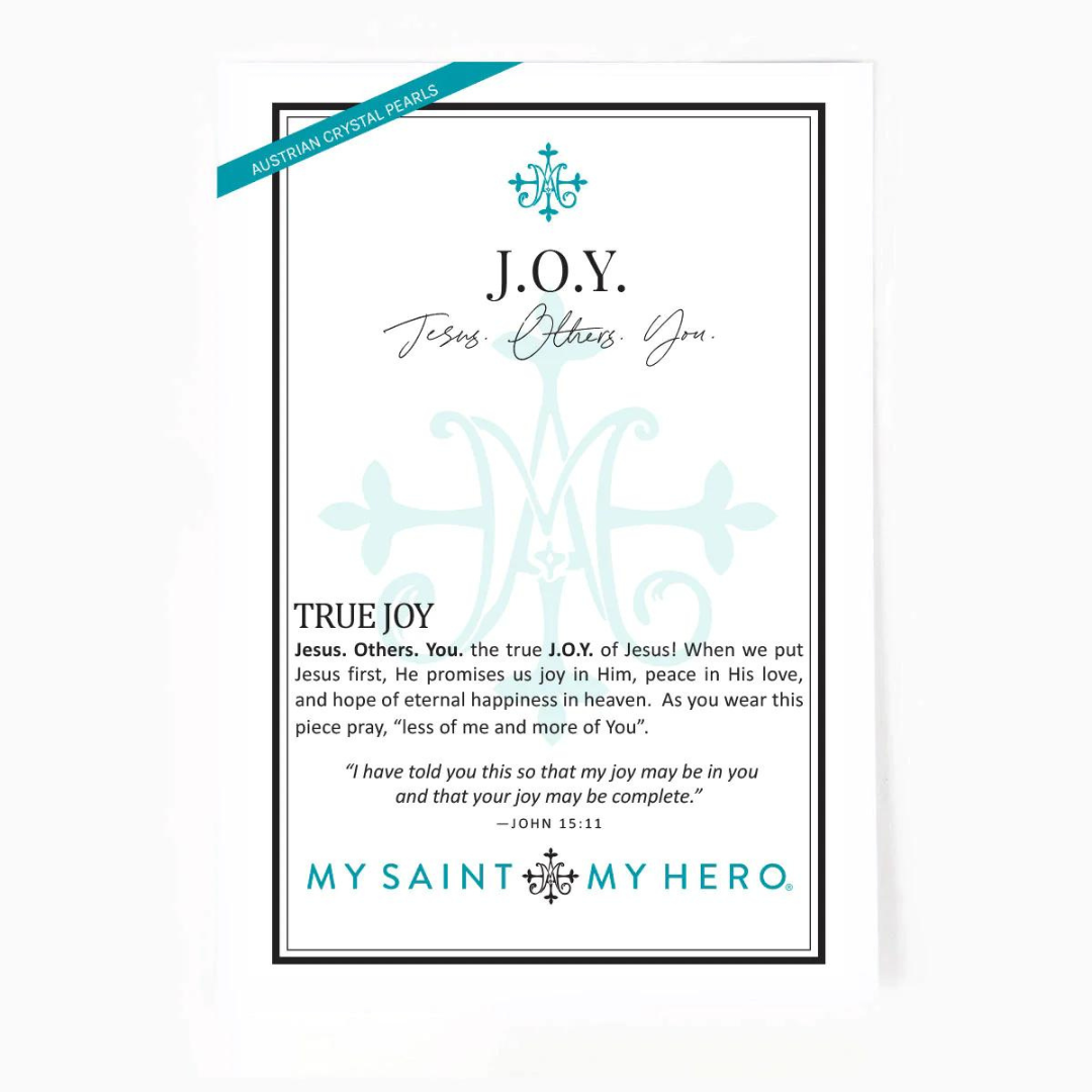 My Saint My Hero J.O.Y Bracelet - Miraculous Mary