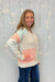 Mystree Color Blocked Sweater Cardigan - Mystree