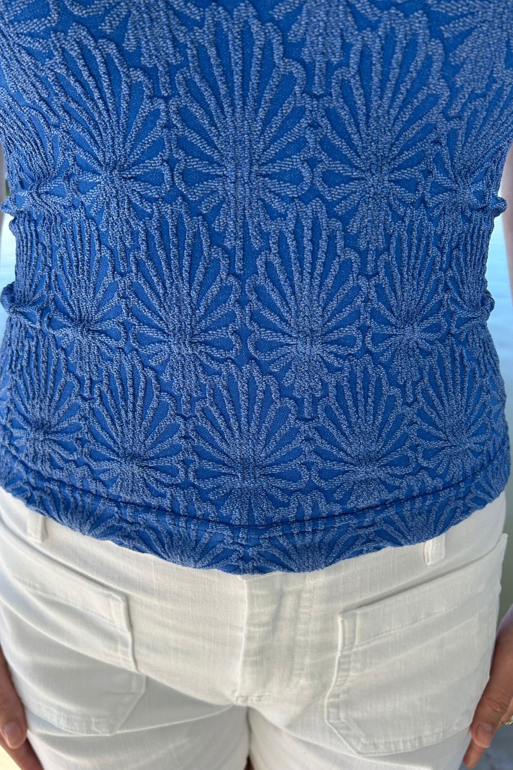 NikiBiki Lace Textured Square Top - NikiBiki