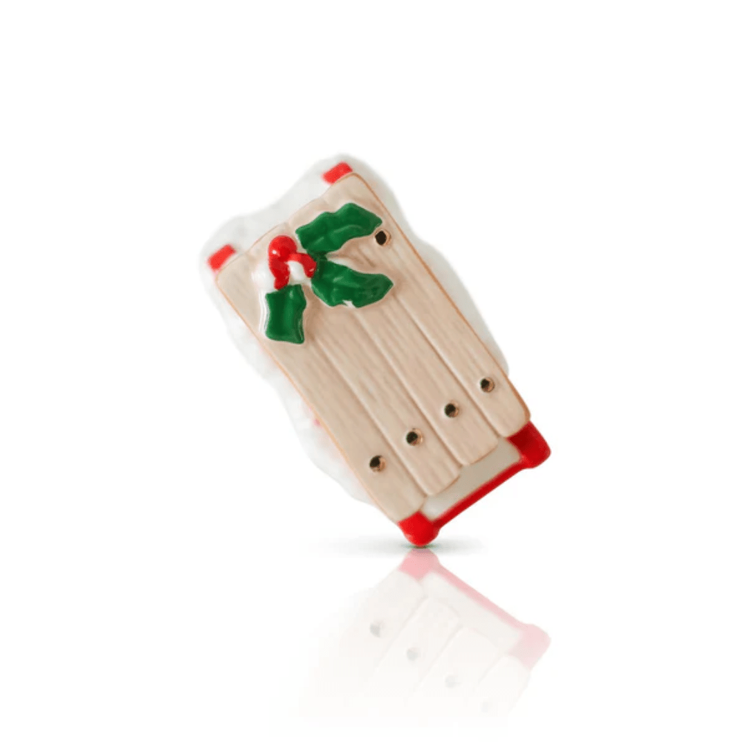 Nora Fleming ho ho whoa! Mini Sled - Nora Fleming