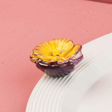 Nora Fleming Pansy Pop Mini - Nora Fleming